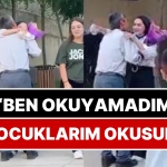 YKS’ye Giren Kızını Çiçekle Karşılayan Babanın Yürekleri Isıtan Kıssası